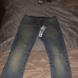 Purple jeans