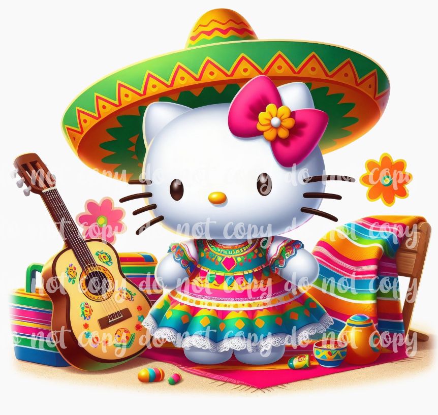 Mexican Hello Kitty Shirt 