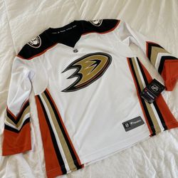Kids' Anaheim Ducks Premier Home Jersey in White Size L