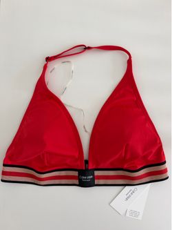 Calvin Klein swimwear bikini top size XL #swimwear #red