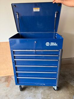 Blue NAPA Tools & Equipment 7-Drawer Rolling Tool box