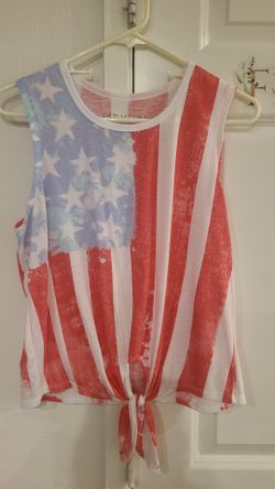 Women's 4th Of July Flag Tank Top