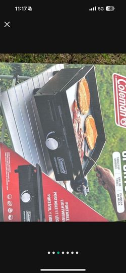 Coleman Sporter Portable Lightweight Griddle New In The Box $100