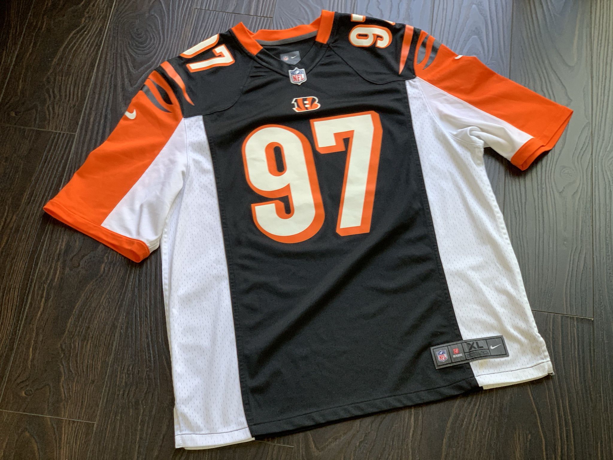 Geno Atkins Cincinnati Bengals Jersey 7x Pro Bowl Defensive Tackle Size XL