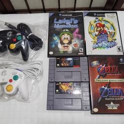 Nintendo SNES Gamecube Zelda Sunshine LUFIA SKYBLAZER 