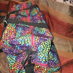 Rainbow Leopard Duffle