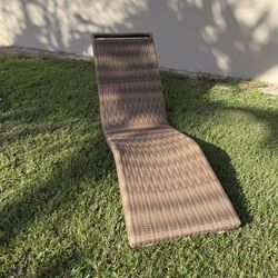 Wicker Resin Lounge Chair