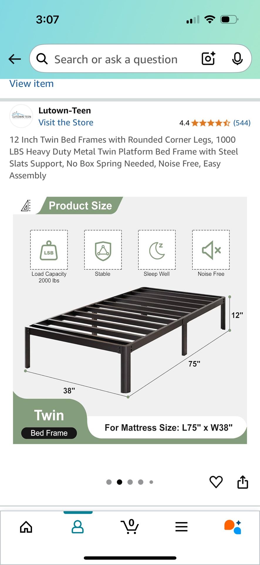 Twin Bed Frame