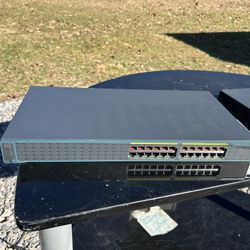 2× Cisco Catalyst 2960-24-S 24-Port Network Switches – Power Tested Only