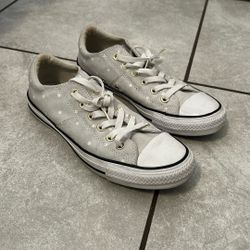 Converse Chuck Taylor All Star Madison Ox sneakers in a gray polka dot