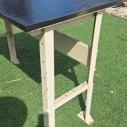 Shop Table Work Bench Garage Storage Industrial Heavy Duty Table 