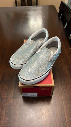 Slip on glitter vans
