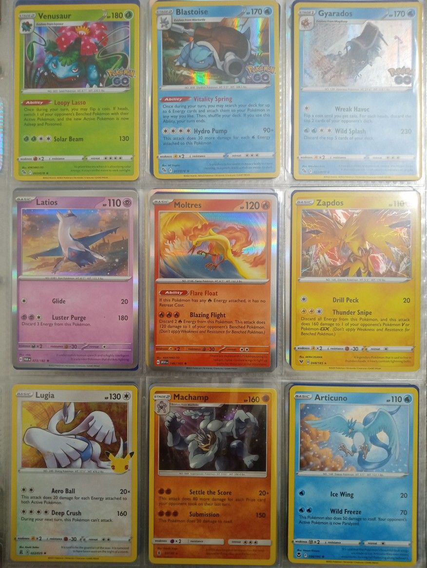 Pokemon Holo Lot Of 42 Cards
