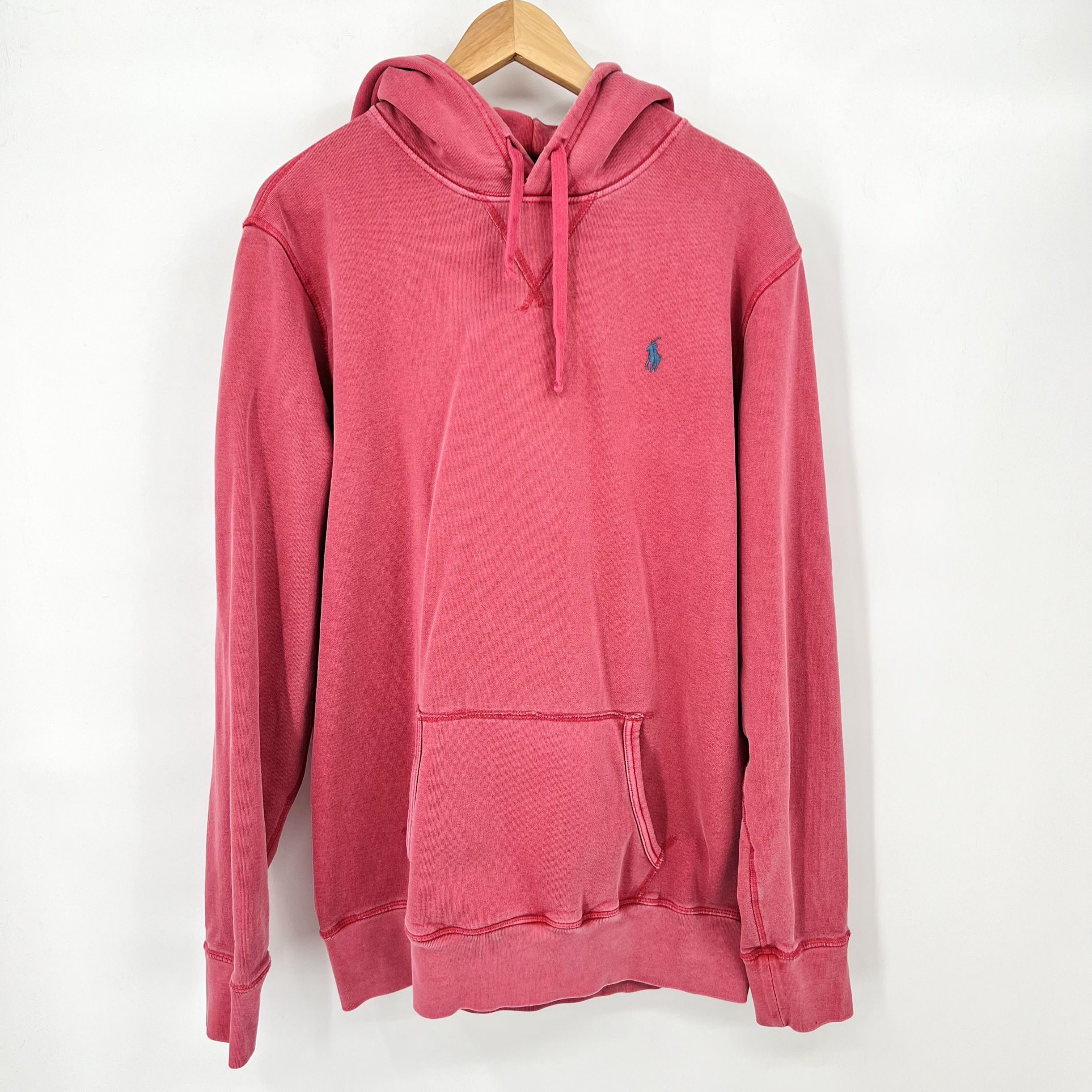 POLO Ralph Lauren Pink Hoodie Sweatshirt Men's Size Large