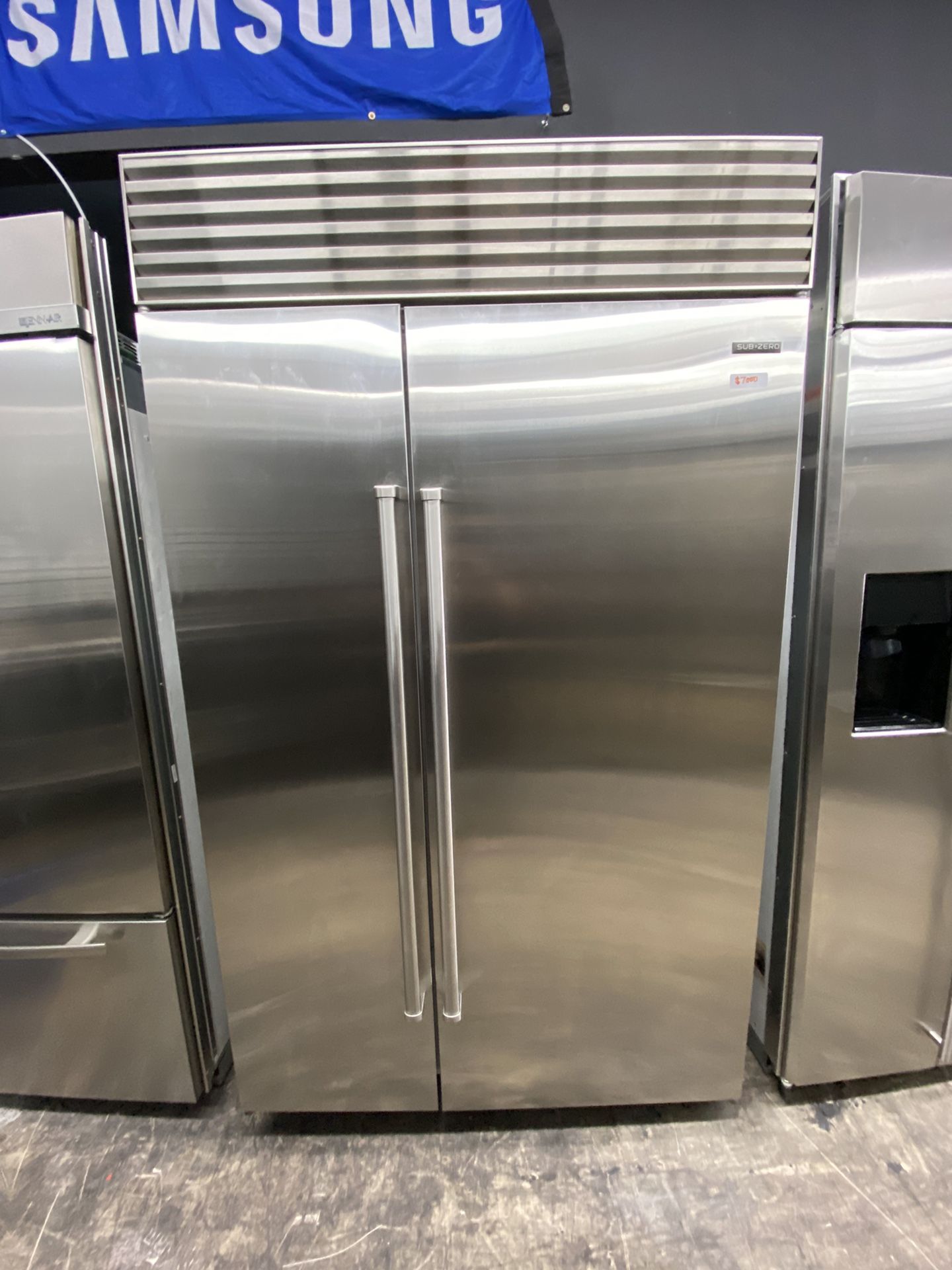Sub Zero Built In Stainless Steel 48” Refrigerator Water Dispenser
