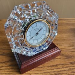 Waterford Crystal Desk Clock