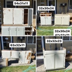 Awesome cabinets and storage! Great for DIY. Name your price! Take all or some.