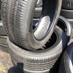 Set Of Four Bridgestone Tires 245/55/19