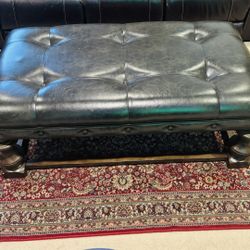 Leather Ottoman Coffee Table