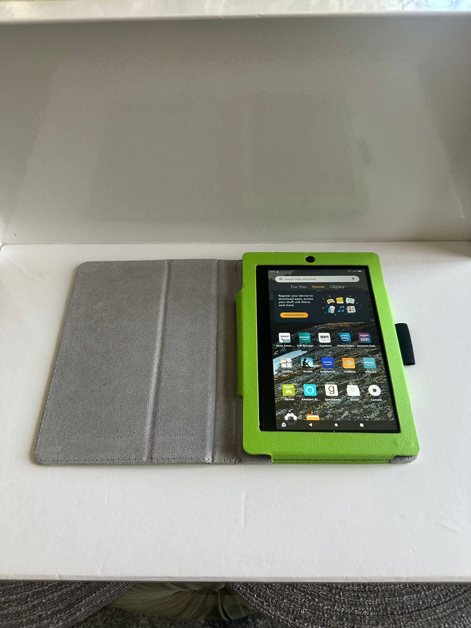 Amazon Fire HD 7 9th Gen 7” Tablet  and Case - $34