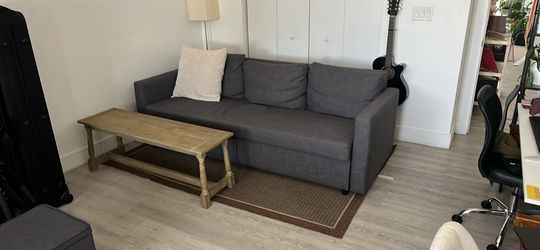 Couch, Table, and rug