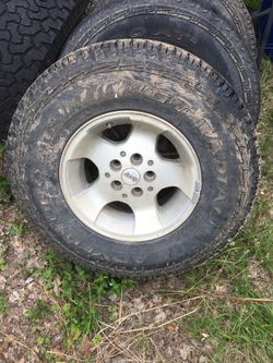 Jeep TJ wheels and tires