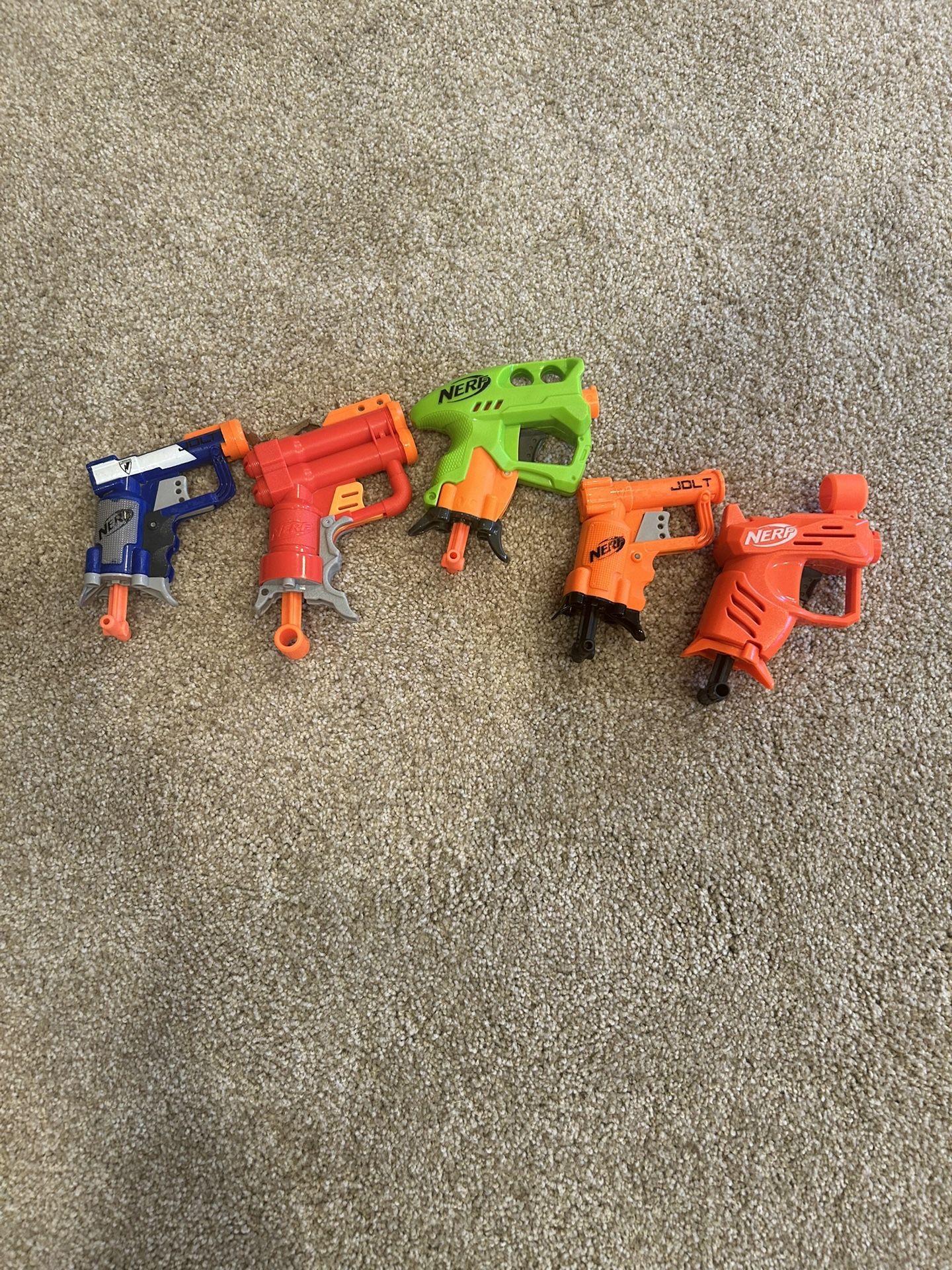 Mini Nerf Gun Lot