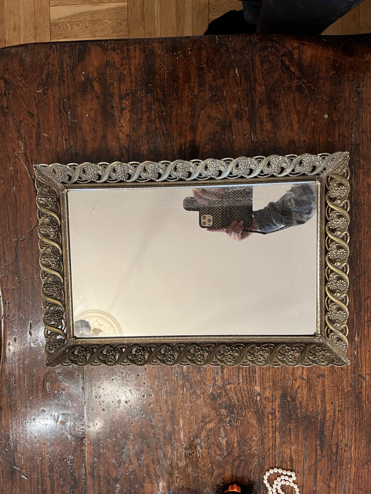 Hollywood Regency Mirror Tray