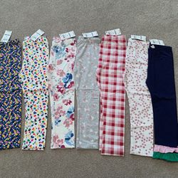 7 Pair Girls First Impressions Leggings Bundle, Size 4t, OPP $90, BRAND NEW!
