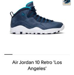 Jordan 10 Retro 'Los Angeles'