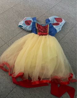 Snow White Princess Costume Dress for Girls