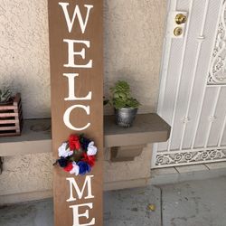 Wood Welcome Signs