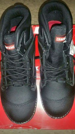 MENS WORK BOOTS CRAFTMAN STEEL TOE WATERPROFT SLIP OIL RESISTANT NEW ALL SIZE