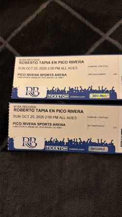 Roberto Tapia Tickets