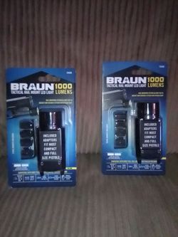 Braun 1000 Lumens Tactical Rail Mount LED Light