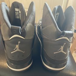Grey Air Jordan Flight 45 Shoes Size 12 US 