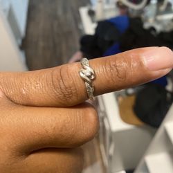 REAL 10kt Diamond Ring Size 8 