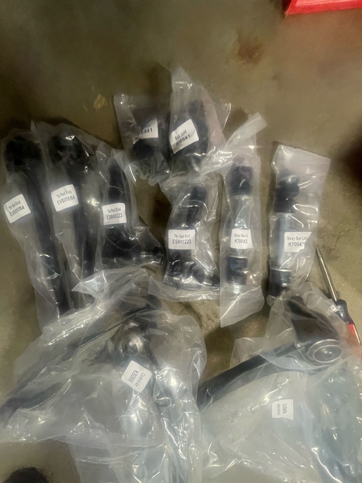 GM 10 piece control arm suspension kit