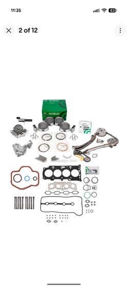 Overhaul Engine Rebuild Kit Fit 07-13 Toyota Camry Scion Lexus 2AZFE