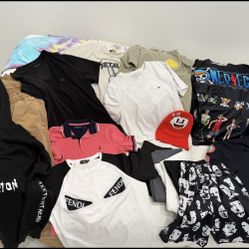 Clothes, Hoodies, Shorts, Shirts For Young Men Size M, L, XL, Different Prices, Some New, Some Barely Used 