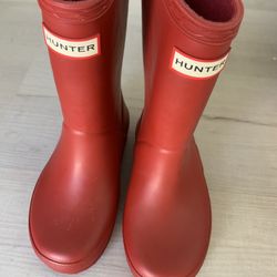 Kids Hunter Boots Red Size 11 BNIB