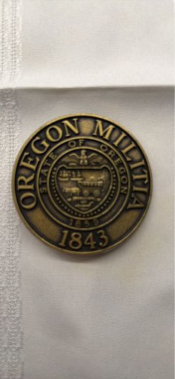 Oregon Militia 1843 Challenge Coin