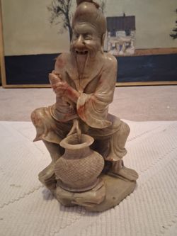 hand-carved soapstone figure