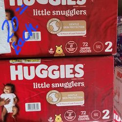 Huggies 2 $20 Each Box. 