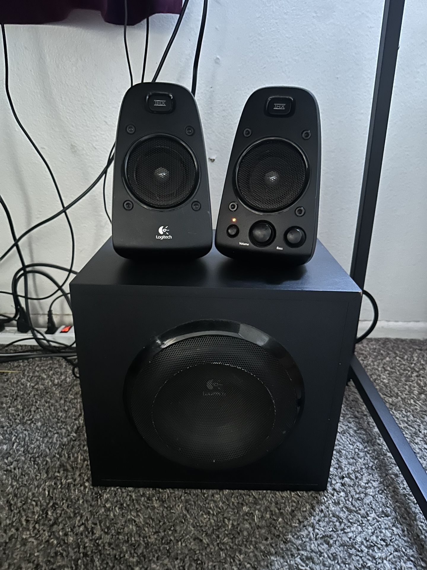 Logitech Subwoofer and Speakers