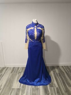 New Sz14 Mermaid Pageant Formal Evening Dress