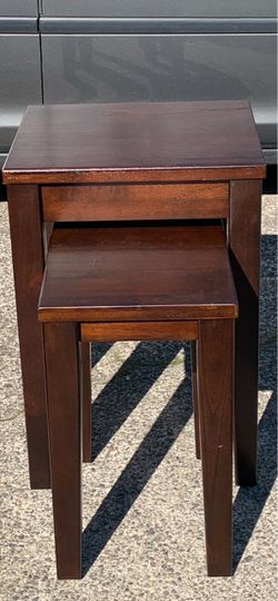 Solid Wood Nesting Tables