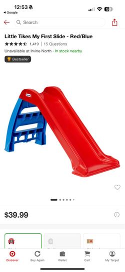 Little Tikes My First Slide Red/Blue