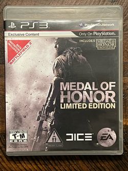 Metal of honor Limited edition!!! Mint condition for PlayStation 3!!!