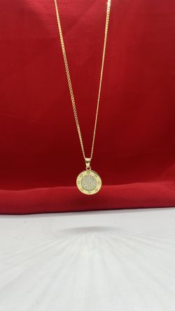 14k crtier Pendant W Chain